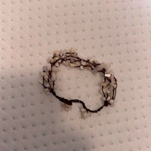 Women’s seashell beaded bracelet or anklet